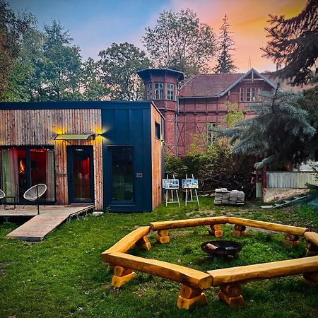 Tiny House Baraczek Brno-Jundrov, Ulice Veslarska Apartman Kültér fotó