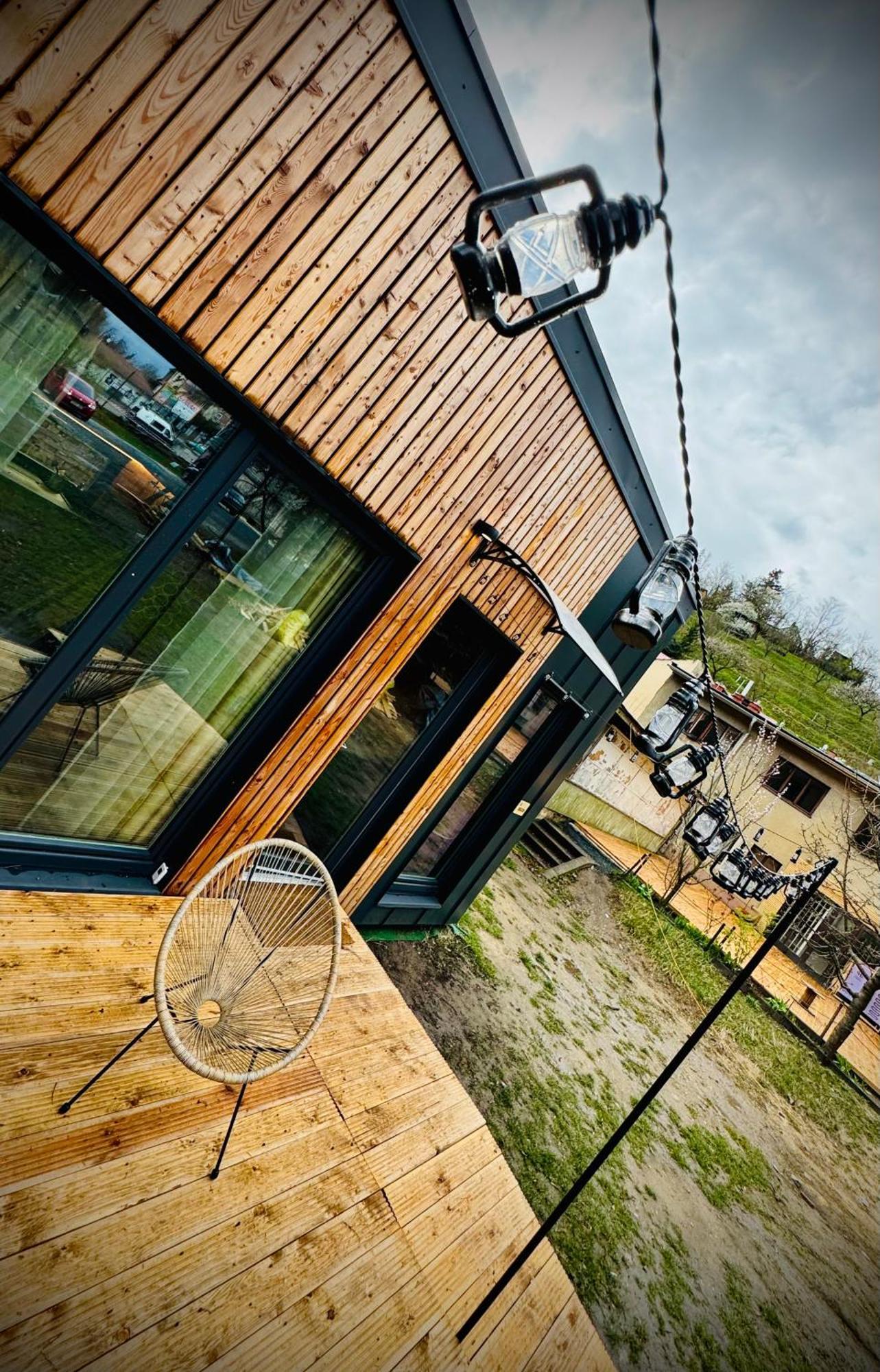 Tiny House Baraczek Brno-Jundrov, Ulice Veslarska Apartman Kültér fotó